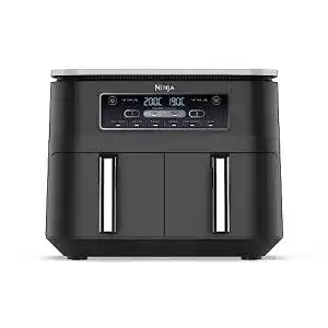 Heißluftfritteuse 2 Fächer Ninja [AF300EU], Schwarz, Foodi