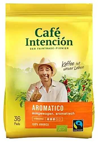 Kaffeepads Café Intención ecológico, 36 Pads x 6