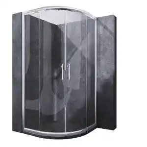 Runddusche SONNI Viertelkreis Duschkabine 90×90 Eckeinstieg