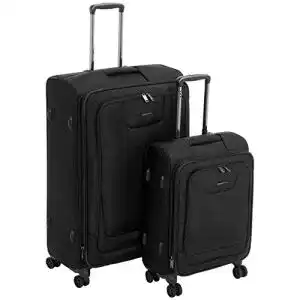 Kofferset 2-teilig Amazon Basics – Premium-Weichschalen-Trolley