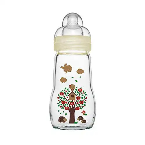 Die beste Babyflaschen MAM Feel Good Babyflasche aus Glas, 260 ml 2026 Test Bestseller Babyflaschen MAM Feel Good Babyflasche aus Glas, 260 ml
