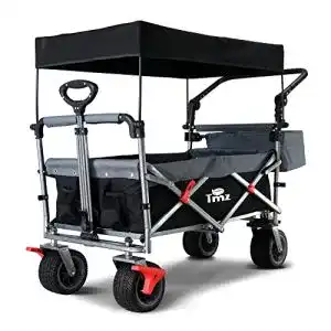 Bollerwagen mit Dach TMZ Faltbar , Klappbar Handwagen für Kinder