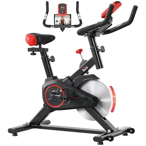 Homcom-Heimtrainer HOMCOM Indoor Cycling Bike Trainer