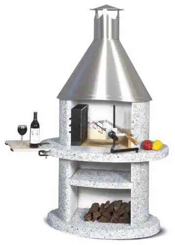 Grillkamin Wellfire Duna Edelstahlhaube