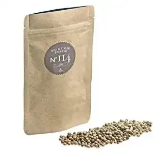 Weißer Pfeffer Rimoco N°114 Bio (Malabar Pfeffer) ganz, 1000g