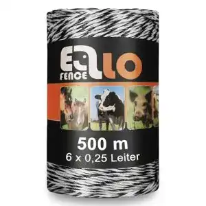 Weidezaunlitze Ellofence 500m Elektrozaun TOP Leitfähigkeit