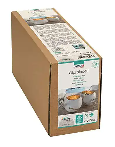 Gipsbinden Glorex 6 9502 81 – Keratex 10 cm x 5 m, 10 Rollen