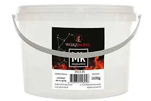 Inulin Würzteufel, Prebiotischer Ballaststoff, Oligofructose, 1,6 KG