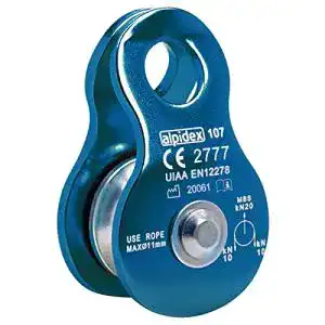 Umlenkrolle ALPIDEX Seilrolle 20 kN – geeignet für Seile bis 11 mm