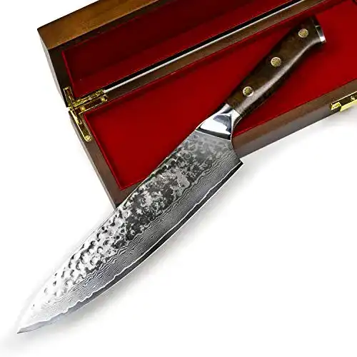 Stallion-Messer STALLION Damastmesser Ironwood 22 cm