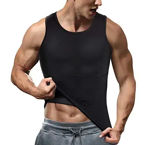 Shapewear CHUMIAN Herren Kompression Unterhemd Bauch Weg