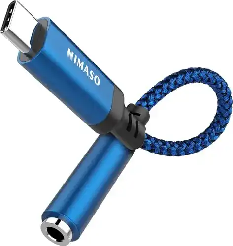 USB-C-Klinke-Adapter Nimaso USB C zu 3.5mm Klinke