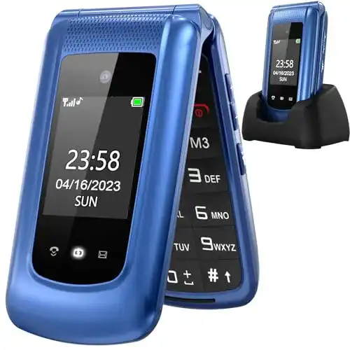 Klapphandy uleway Simlockfreie Seniorenhandy ohne Vertrag