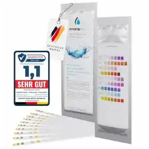 Wasserteststreifen SMARDY Set 10x 9in1 Trinkwasser Schnelltest