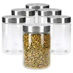 Vorratsgläser MamboCat Set Bera 6-tlg. mit Edelstahldeckel
