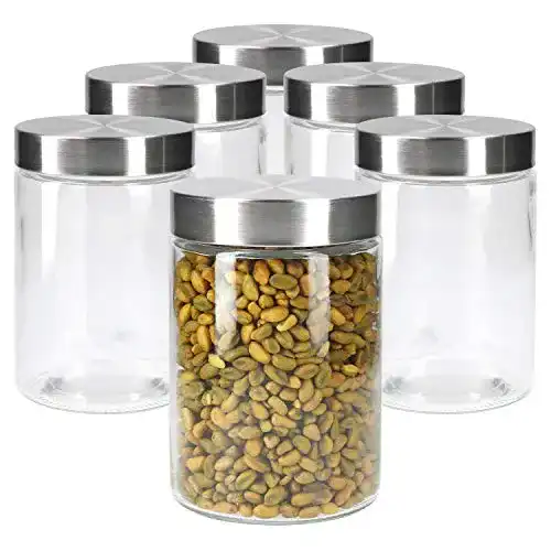 Vorratsgläser MamboCat Set Bera 6-tlg. mit Edelstahldeckel