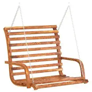 Schaukelbank vidaXL Bugholz Hollywoodschaukel Teak-Finish