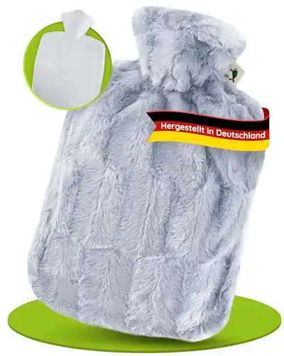 Wärmflaschen Hugo Frosch Wärmflasche Klassik 1,8 Ltr., Microfaser