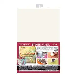 Steinpapier STAMPERIA DFPCA4 Größe A4, Silicium Papier, Weiß