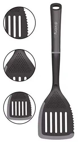 Pfannenwender (Silikon) DIVORY Pfannenwender 3 in 1, 35cm