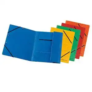 Sammelmappe Herlitz 10902864, A4 Gummizug, farbig, 10 Stück