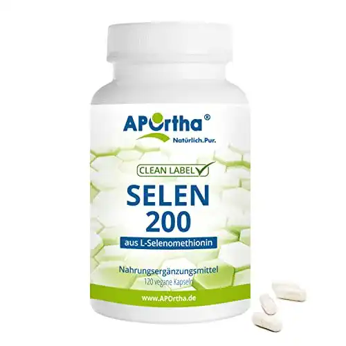 Selen APOrtha ® Kapseln 120 Stück, 200 µg aus L-omethionin