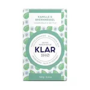 Klar-Seife Klar Seifen festes Shampoo Kamille & Brennessel, 100 g