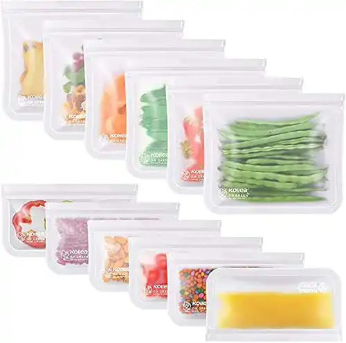 Gefrierbeutel Kollea 12 Pack Wiederverwendbar