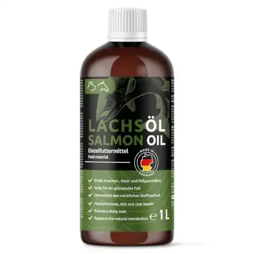 Lachsöl Hunde GreenPet Omega 3 Lachsöl für Hunde & Pferde 1 L