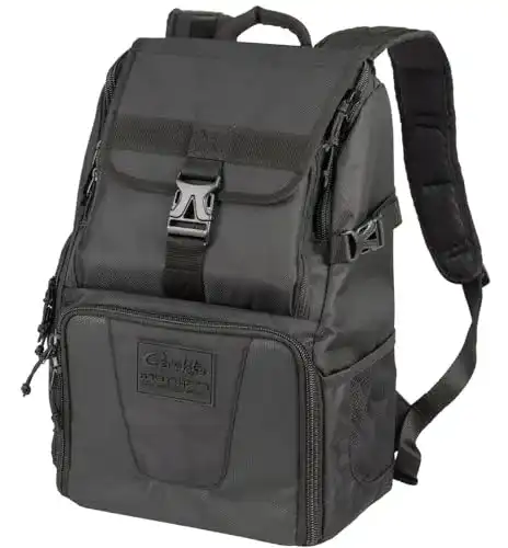 Angelrucksack Gamakatsu Back Pack – für Spinnangler, Rucksack für Raubfischangler, Anglerrucksack für Kunstköder