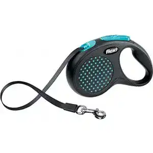Flexi-Leine für große Hunde flexi Design L Gurt 5 m blau