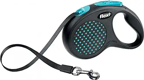Flexi-Leine für große Hunde flexi Design L Gurt 5 m blau