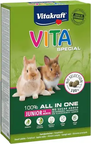 Zwergkaninchenfutter Vitakraft, Vita Special Junior, 1x 600g