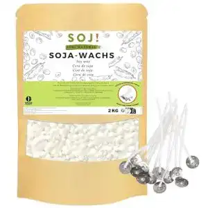 Sojawachs soj! Soj, pflanzlich, ohne Gentechnik, 2 kg, E-BOOK