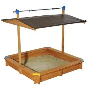 Sandkasten GASPO 310016 – Holz Mickey 140 x 140 cm