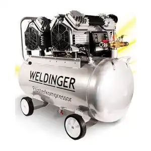 Flüsterkompressor 50 l WELDINGER Flüsterkompressor FK380 Alu