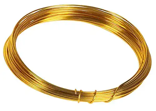 Golddraht mumbi 30764 Gold 10m Basteldraht 1mm, 10 Meter