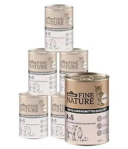 Katzenfutter mit hohem Fleischanteil Dehner Fine Nature Kitten