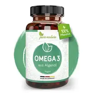 Algenöl-Kapseln Pure Nature , natürlich, hochwertig, 60 Kapseln