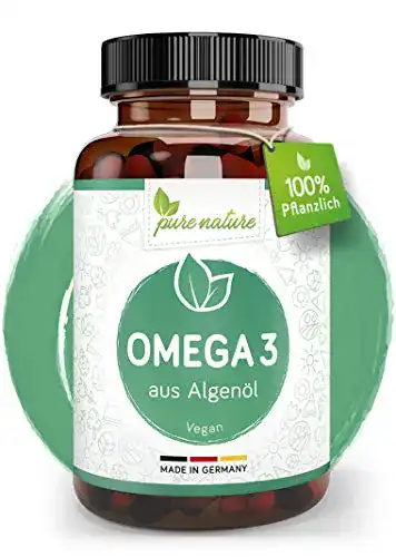 Algenöl-Kapseln Pure Nature , natürlich, hochwertig, 60 Kapseln