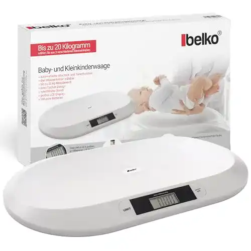 Babywaage BELKO ® flach digital bis 20kg Baby Waage