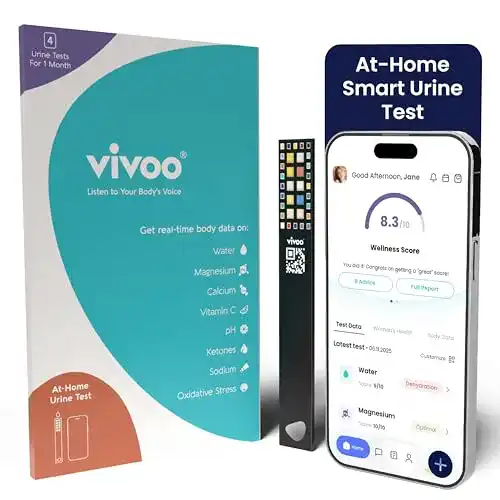 Ketonetest VIVOO, Die EINZIGEN Urin- u. Keto-Teststreifen mit App