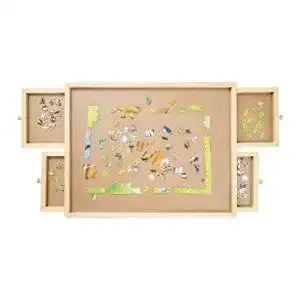 Puzzlebrett Mediashop Puzzle Tisch bis zu 500 Teile, 4 Schubladen