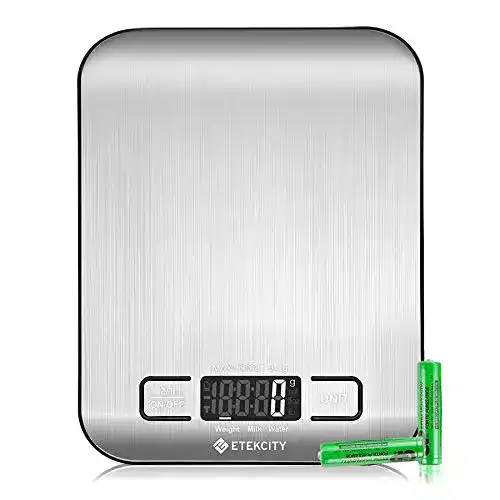 Briefwaage ETEKCITY, Küchenwaage digital 5KG, LCD-Display