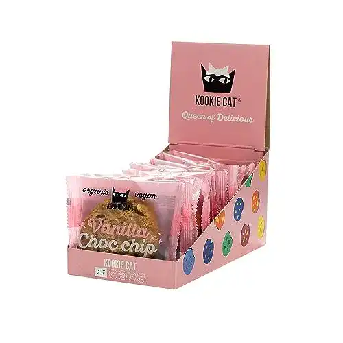 Vegane Kekse Kookie Cat Vanille Schokochip, 12 X 50g Multipack