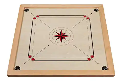 Carrom-Board Philos 8205 – Carrom, Erle, Geschicklichkeitsspiel