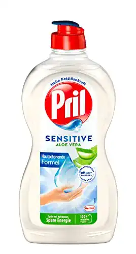 Pril-Spülmittel Pril Sensitive Aloe Vera, 450 ml, mit Seideneffekt