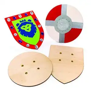 Ritterschild Baker Ross AW654 Holzschild, mit elastischem Griff