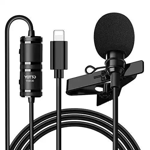 iPhone-Mikrofon YOTTO Handy Mikrofon Lavalier, 6,5 m Kabel