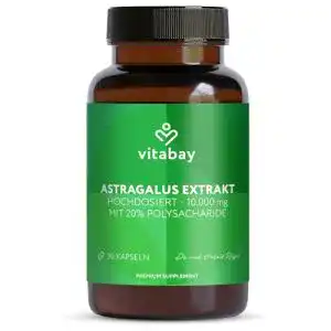 Astragalus-Kapseln vitabay Astragalus Extrakt, 90 vegane Kapseln